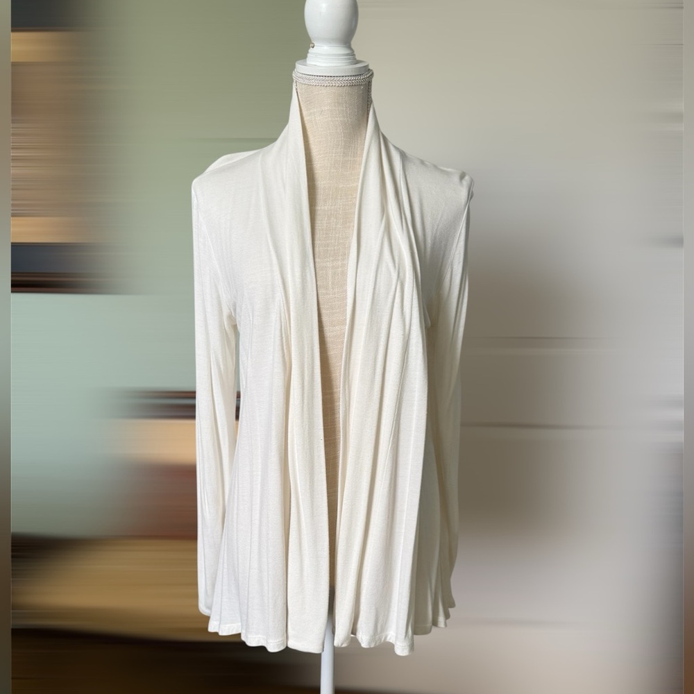 G Collection Ivory Cream Women's Size L Cardigan